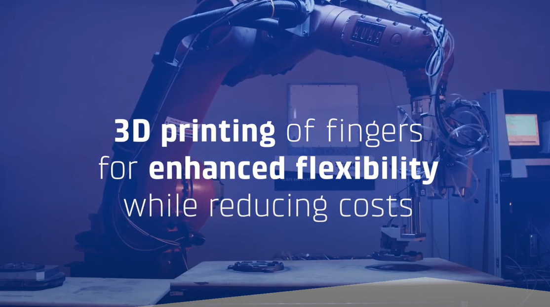 3D printed finger gripper