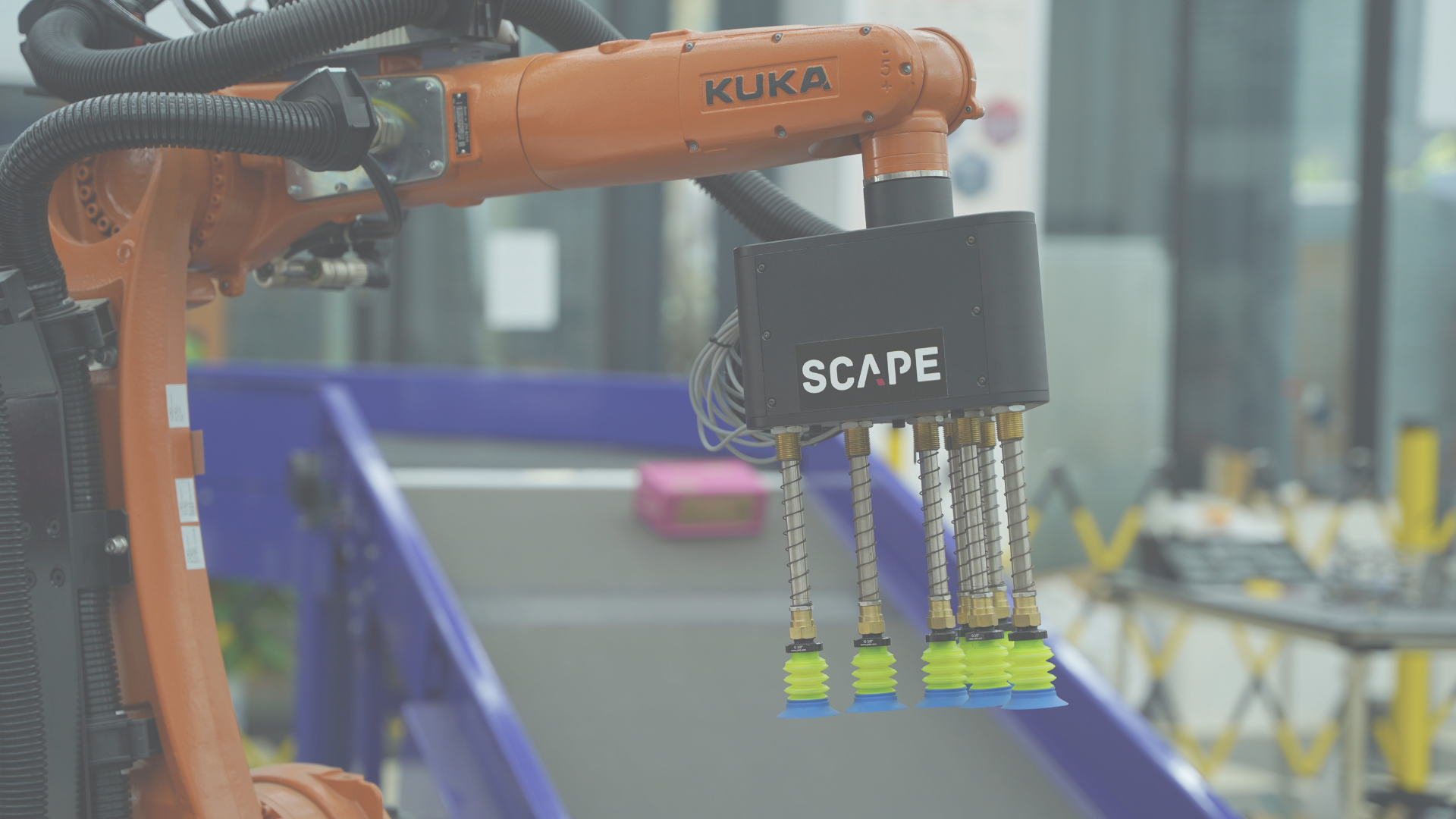 Robotic systems for warehousing automation and production line efficiency. Scape Technologies
